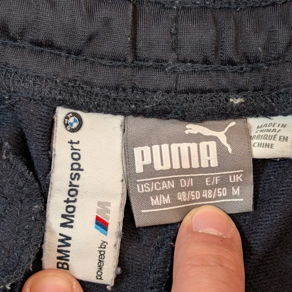 Puma BMW Motorsport Track Pants Logo‎ Mens Size Medium Athletic